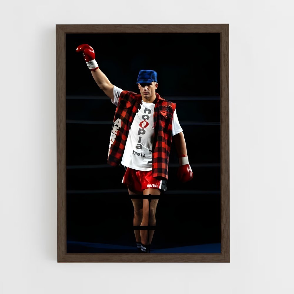 Poster Combat sur Tapis Bleu – affiche Kick-boxing (vue 5)